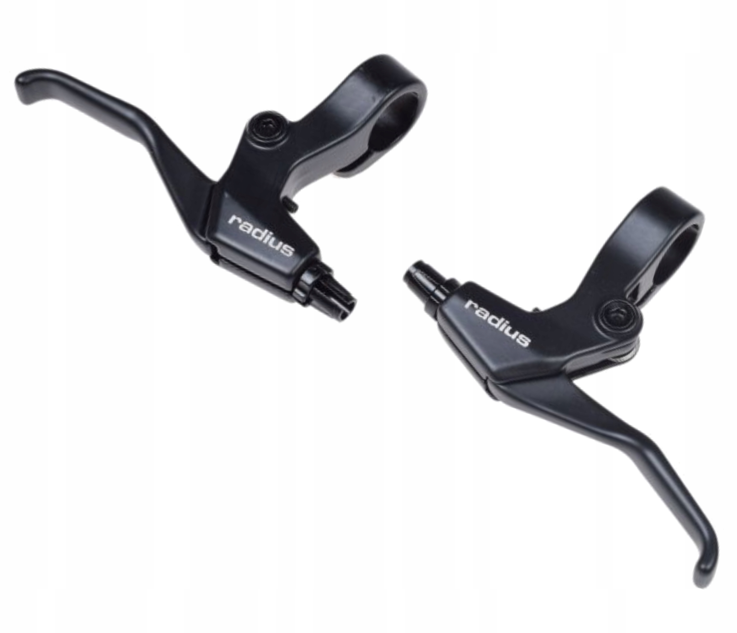 2x Klamki Hamulcowe V-Brake Dźwignie Hamulca Prawa Lewa Aluminiowe Czarne