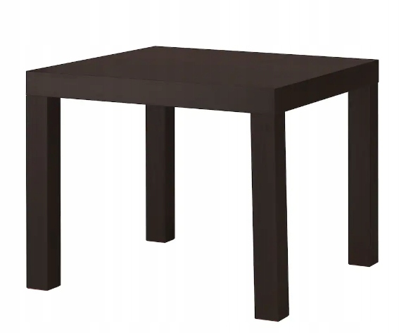 

Ikea Lack Stolik stoliczek czarnybrąz 55x55cm