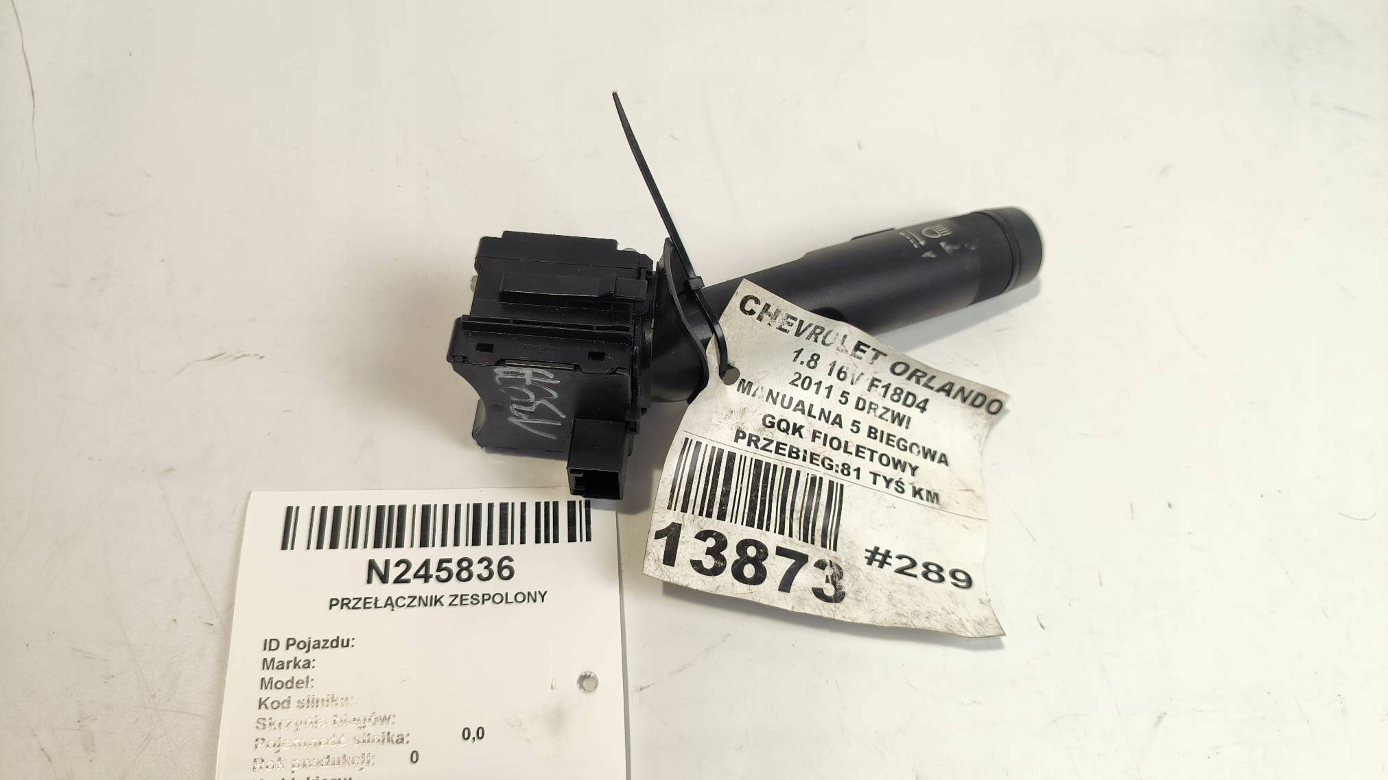 switch 20941129 CHEVROLET ORLANDO