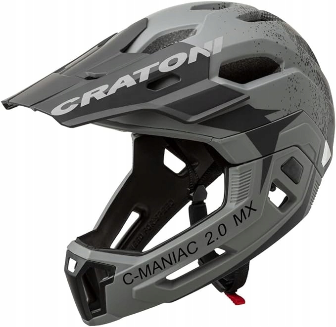 Kask Rowerowy Czarny Cratoni C-maniac 2.0 MX Mtb Rozm. 58-61