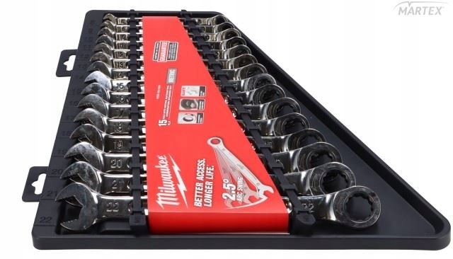 Sada Očkoplochých Klíčů, 15 Ks,