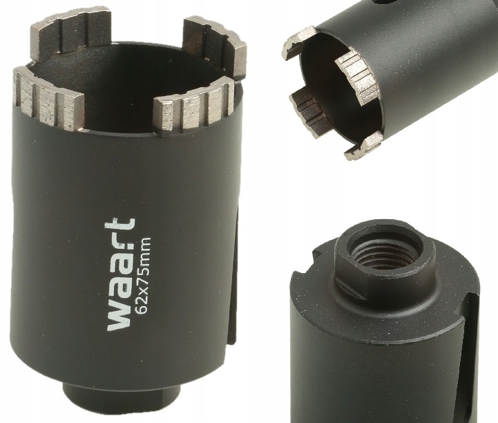 Korunkový Vrták Na Betonu Diamantový Turbo 62 mm Korunka Fréza Pod Plechovky