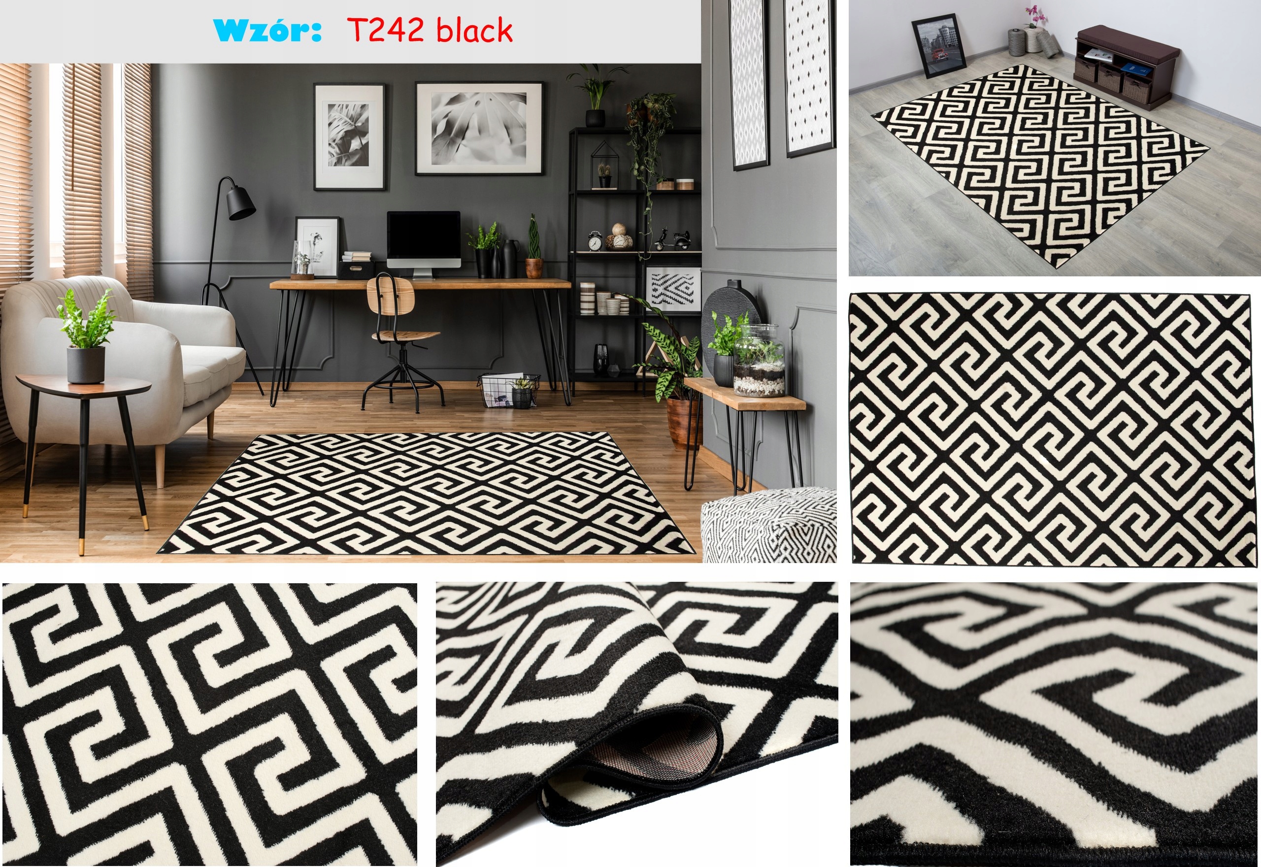 DYWAN 300x400 KOLOROWE DYWANY BCF PLUSZOWE SOFT Materiał wykonania polipropylen