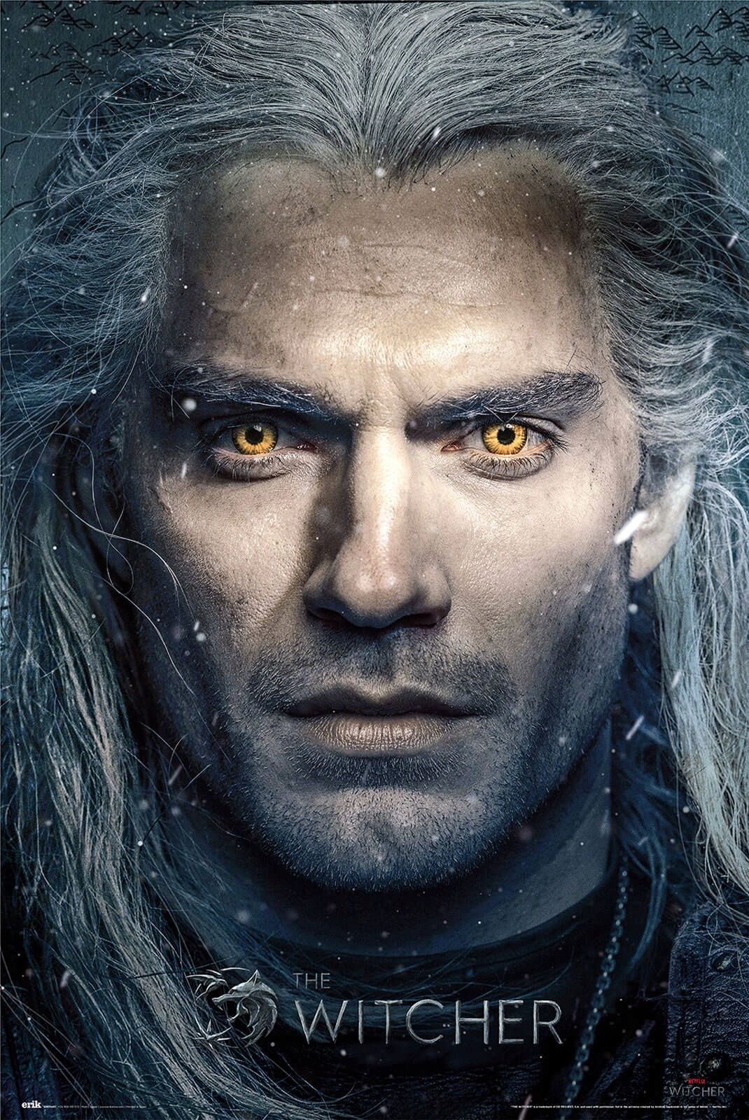 Wiedźmin Geralt z Rivii plakat 61x91,5 cm