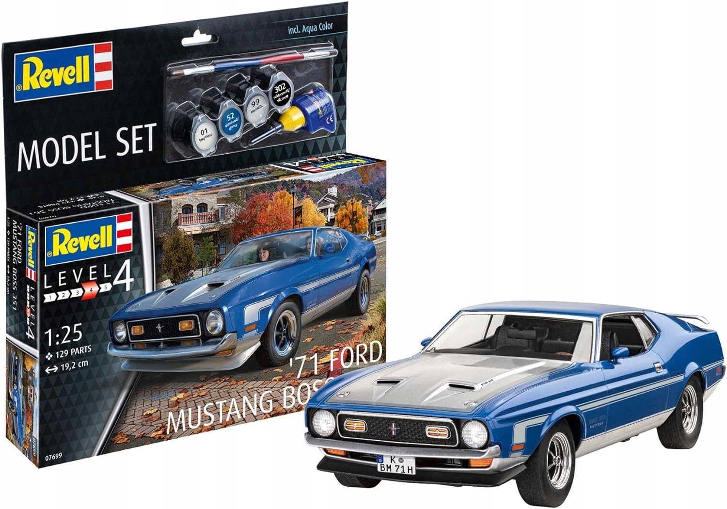 Model Pro Slepení Mustang Boss 351 '71 Revell