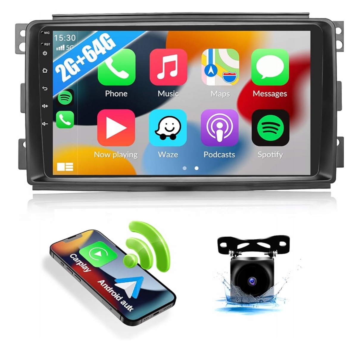 Rádio pre Mercedes smart fortwo 2005-10r Gps Android 2gb 64gb 2-DIN
