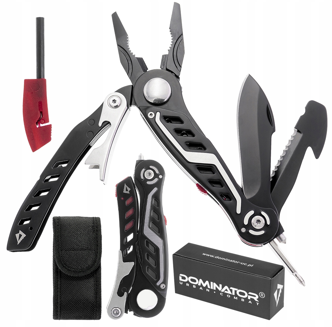 

Dominator Multitool Ratowniczy Recue Fire Ant Edc