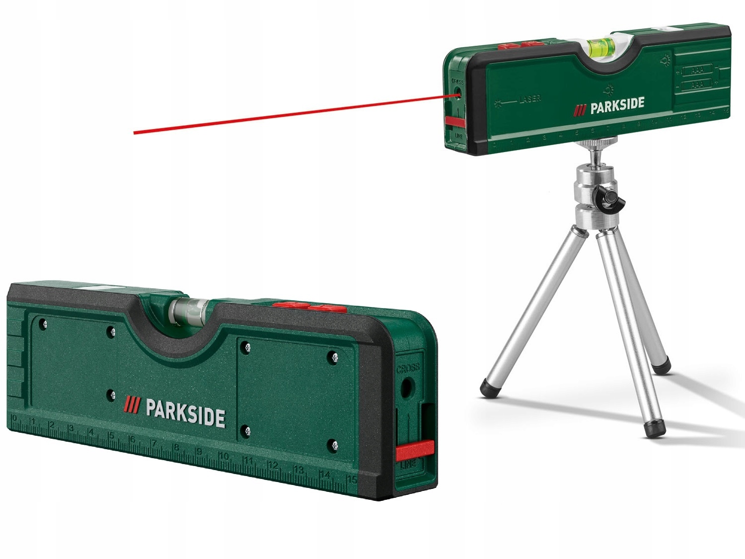 Parkside Poziomica Laserowa Ze Stojakiem Plw A5