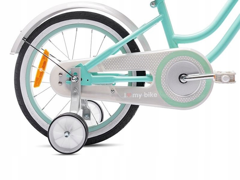 Rower dla dziecka 16&quot; Heart bike miętowy bmx Wiek dziecka 4 lata +
