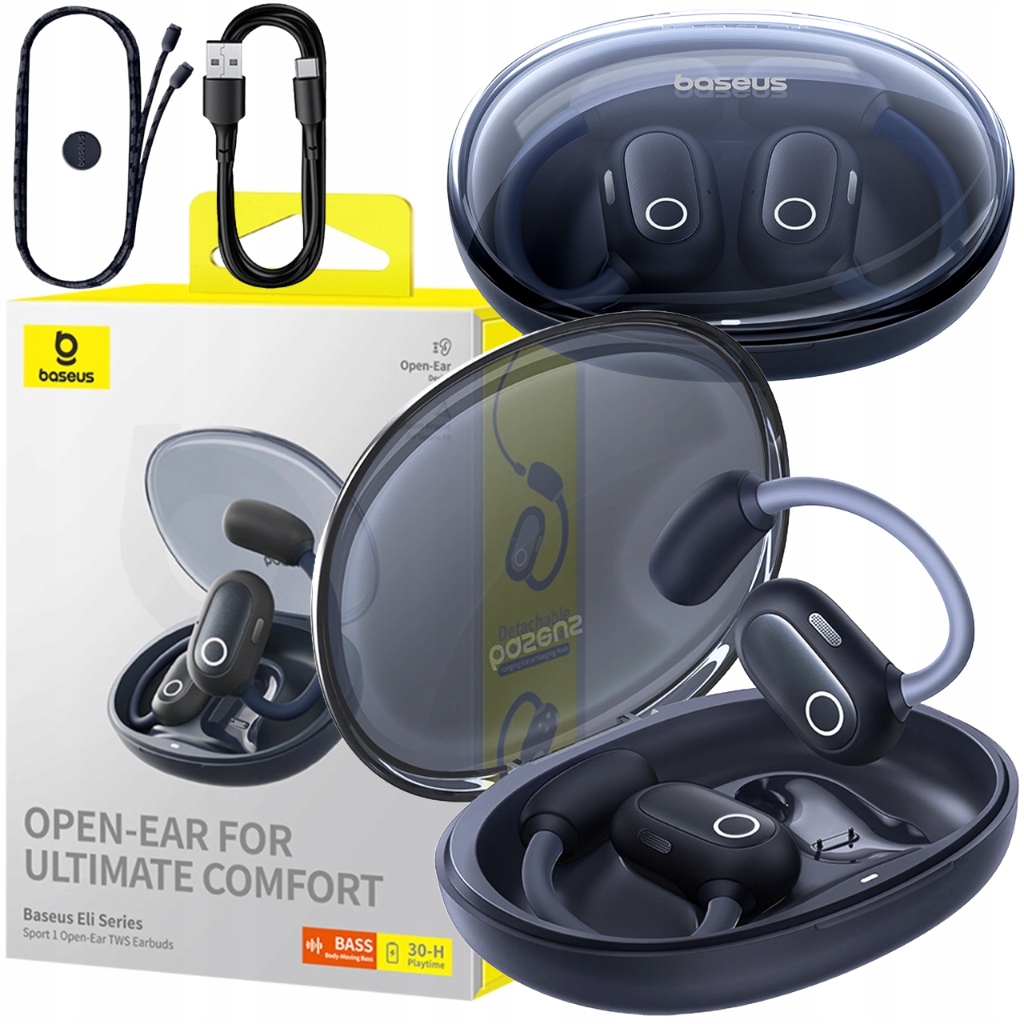 Bezdrátová Sluchátka Bluetooth 5.3 Baseus Eli Sport Ows Otevřená