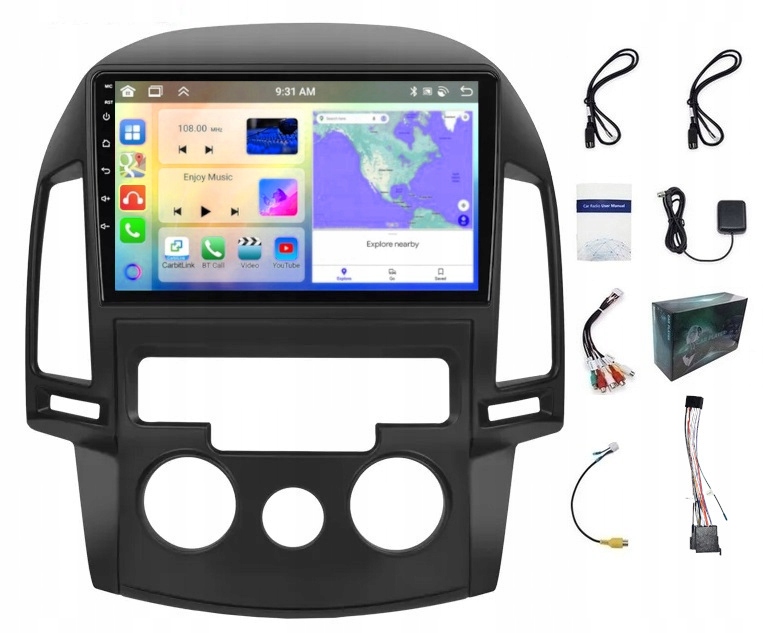 Android Rádio Navigace Hyundai I30 2006-2012 Gps Carplay 6GB Ram 128GB