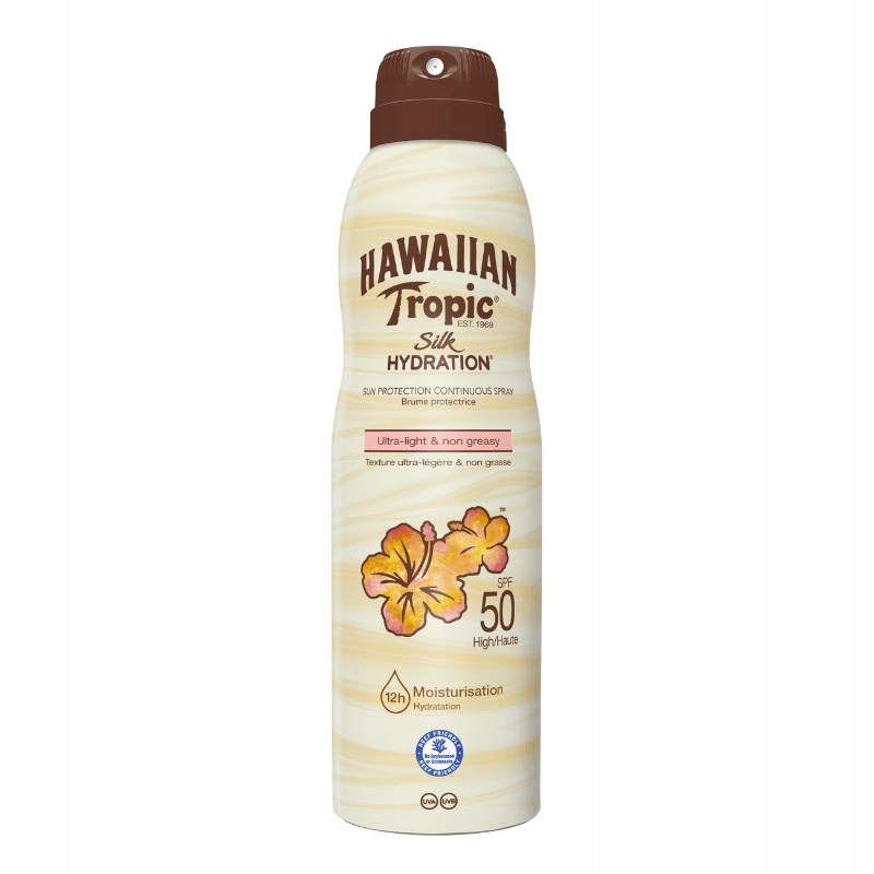 Mléko na opalování ve spreji Hawaiian Tropic Silk Hydration SPF50 220ml