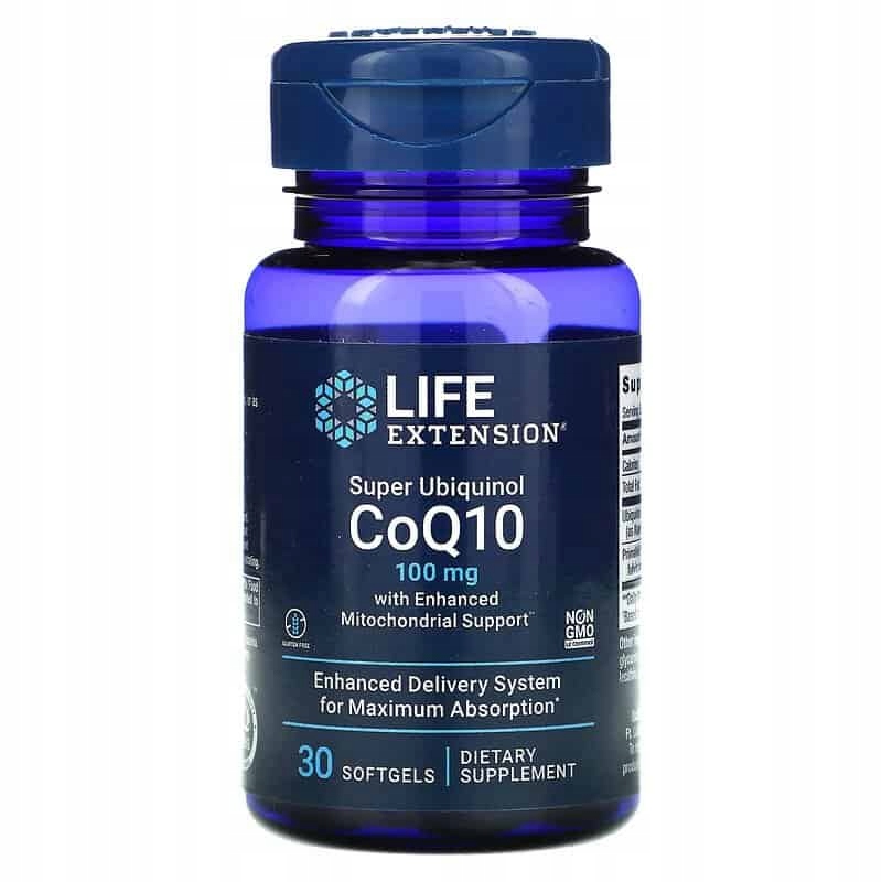 LIFE EXTENSION Super Ubiquinol CoQ10 avec soutien mitochondrial amélioré 10