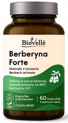 Biovelle Berberyna Forte z chromem 500mg 60 kapsułek