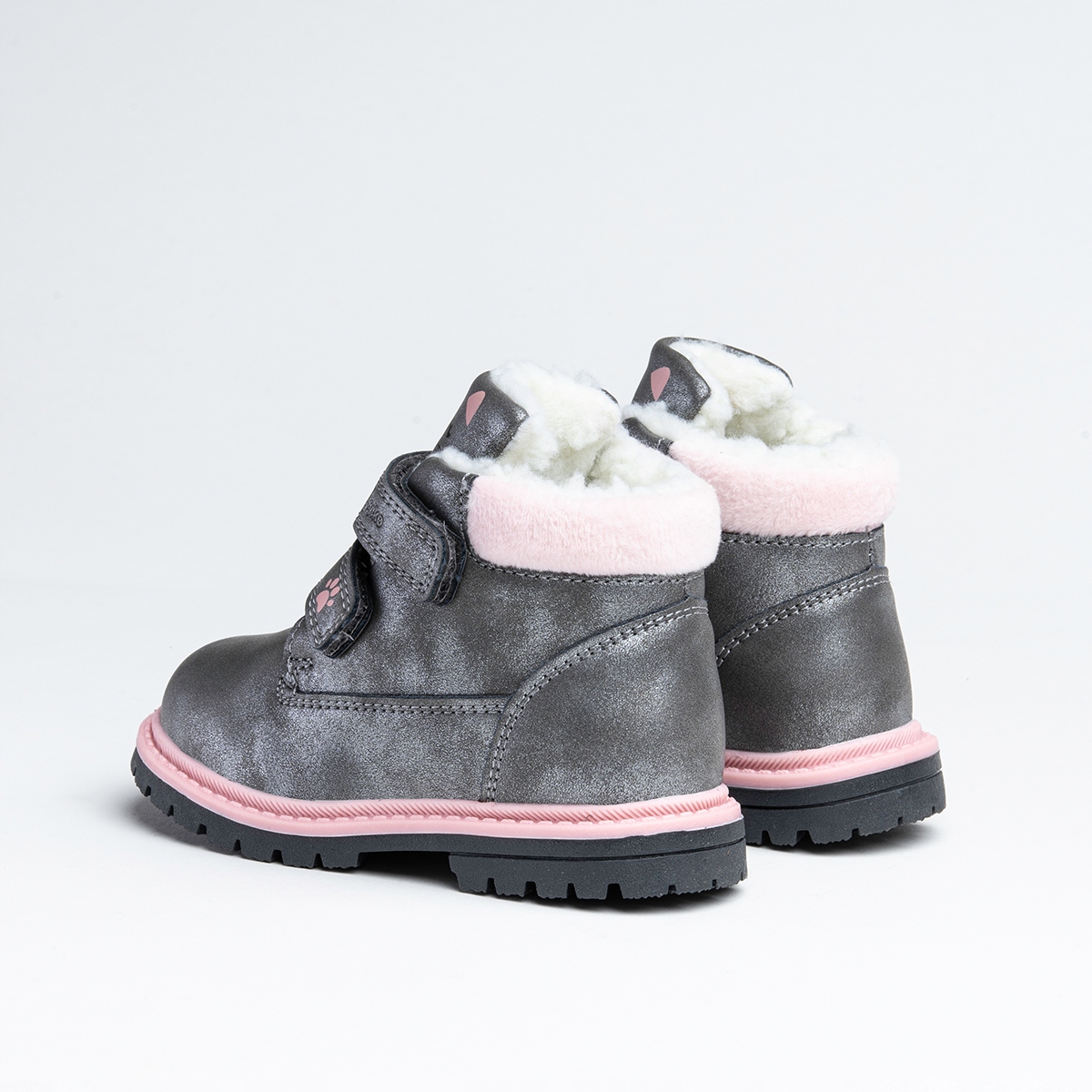 Trzewiki ocieplane trapery BIEŻNIK rzepy Wojtyłko Płeć dziewczynki