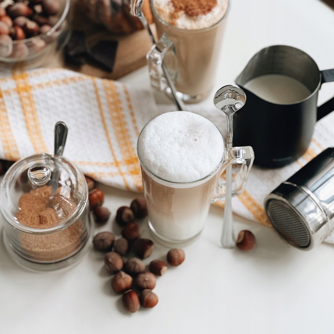 3 DŁUGIE ŁYŻECZKI DO LATTE deserów łyżeczki srebrn Informacje dodatkowe możliwość mycia w zmywarce