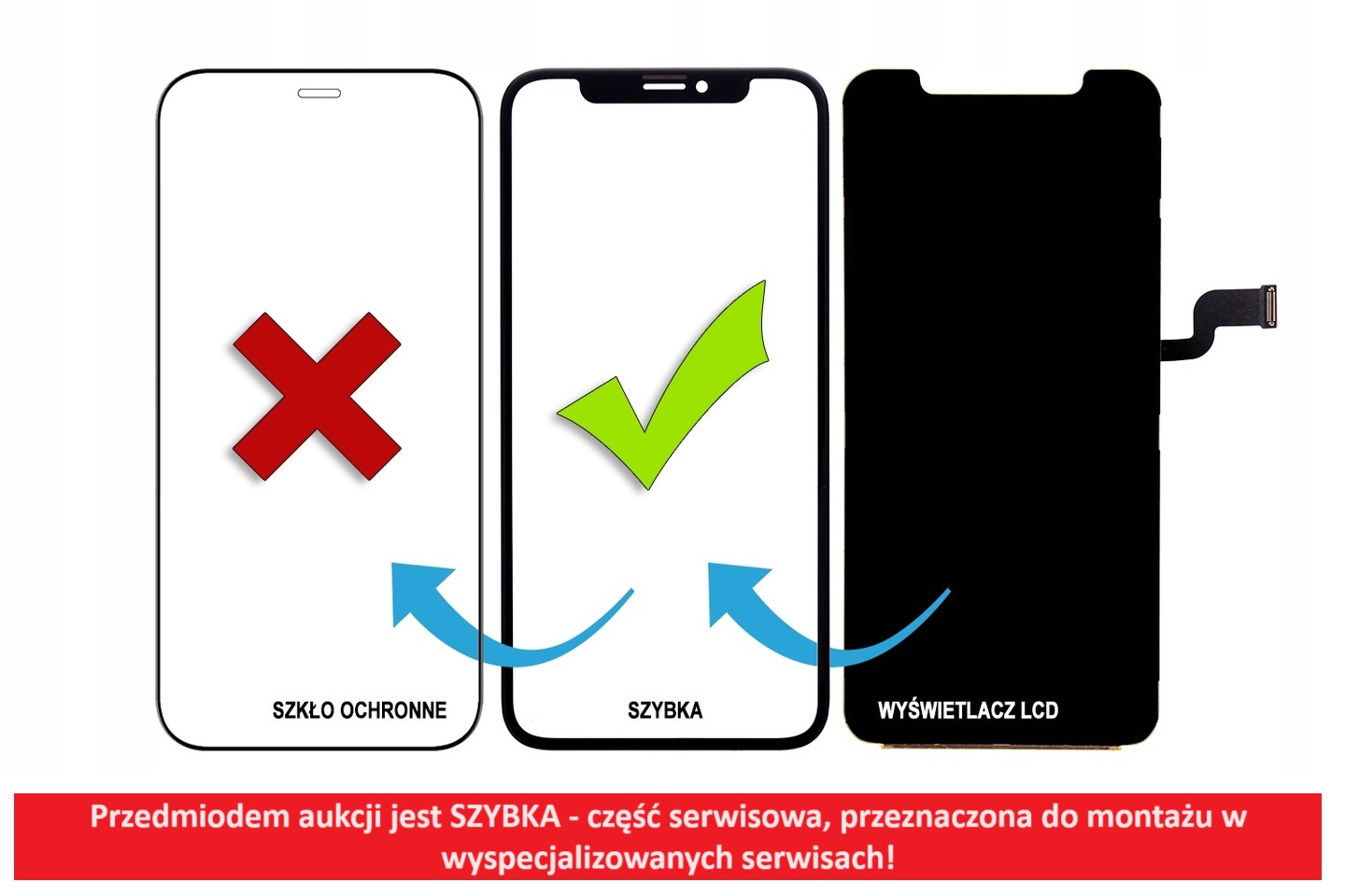 Szyba SZYBKA z Klejem OCA REDMI NOTE 10 PRO 4G Pasuje do modelu Redmi Note 10 Pro 4G