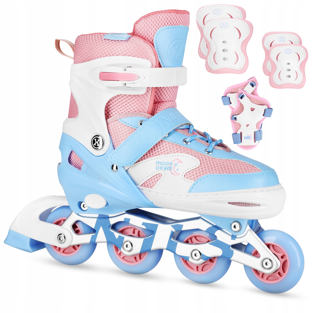 Kolečkové Brusle Pro Děti Kaučukové Dětské Kolečkové Brusle Led Chrániče