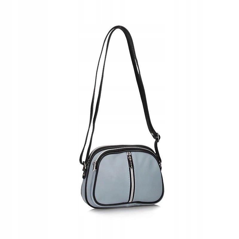 Taška s zipy Toscanio 915 světle modrá