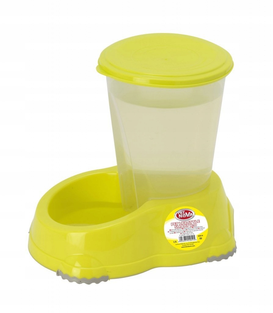 

Pet Nova Praktyczny Dozownik Do Wody 1,5L Żółty