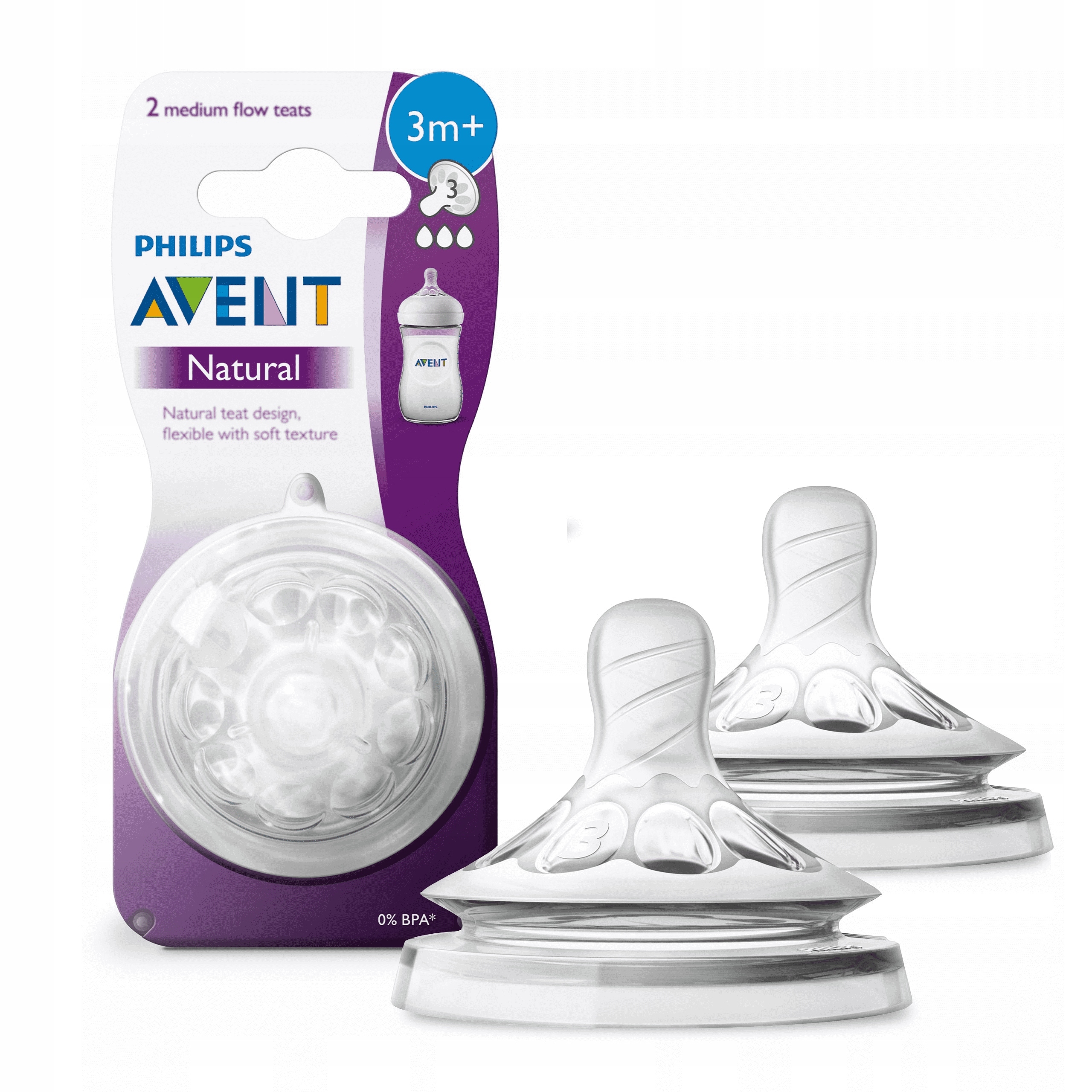 Smoczek Philips Avent Silikon 3 m+