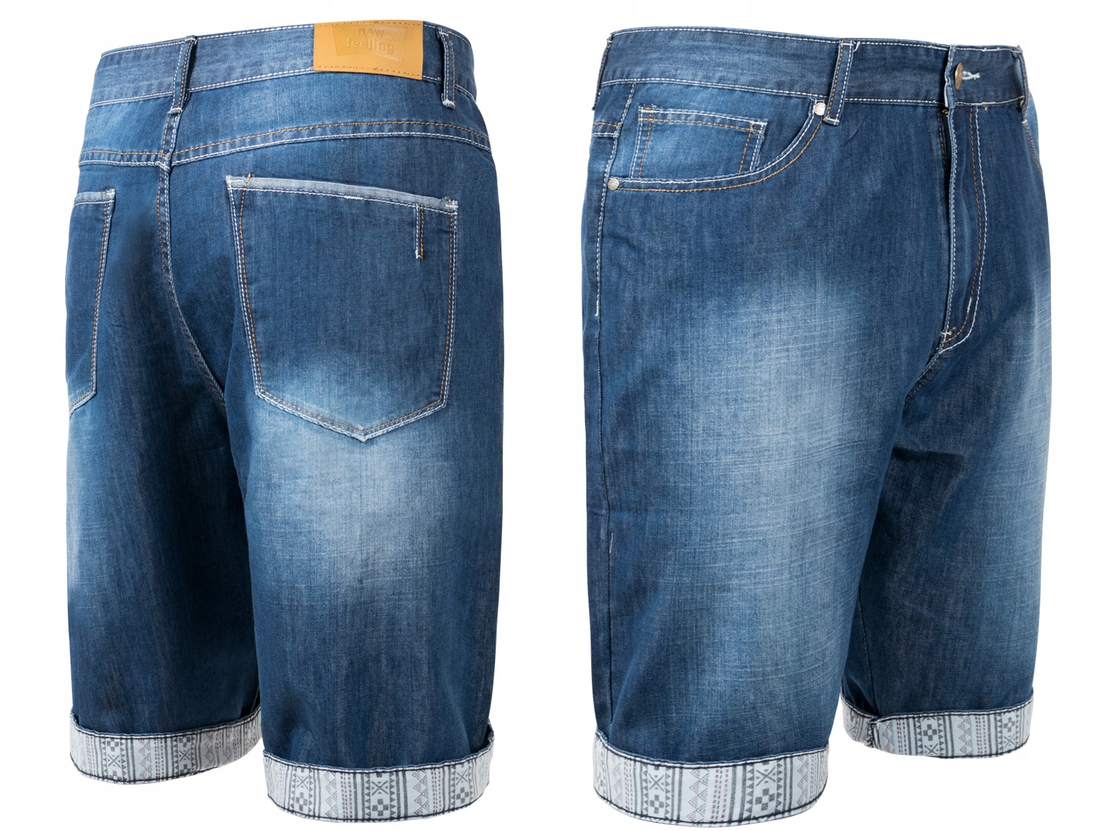 

Krótkie Spodenki Szorty Jeans Męskie L0002 102 cm