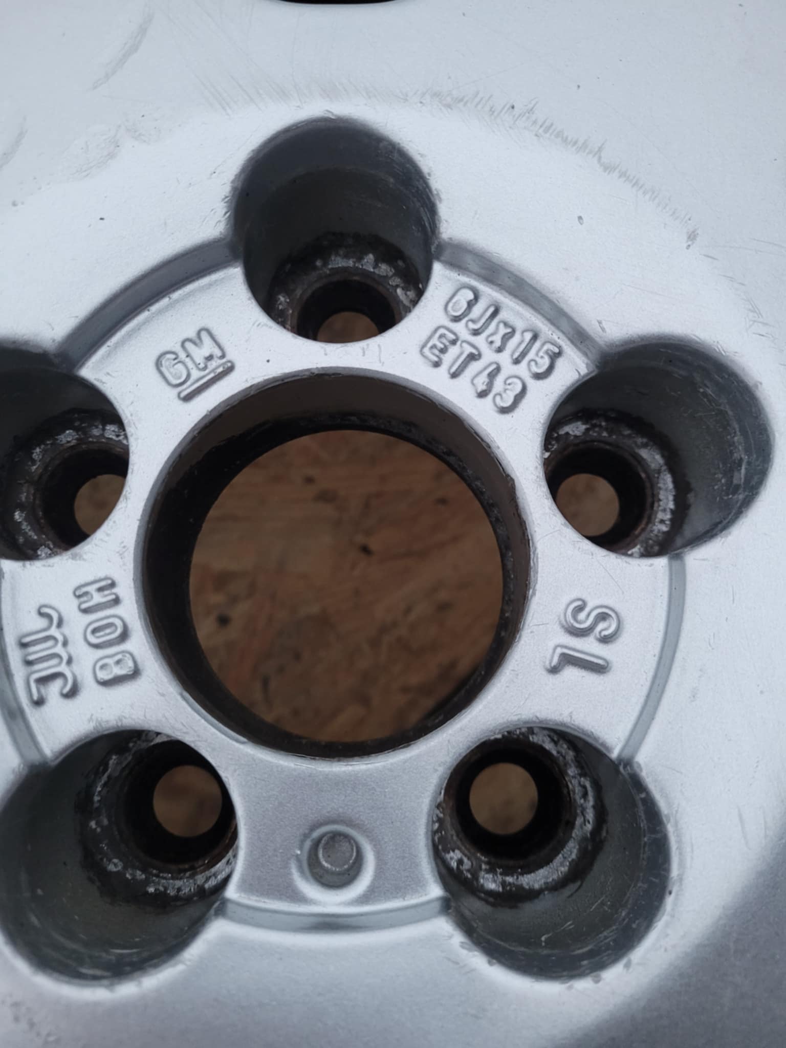 discs aluminium disc SAAB 5x110 6j x 15 ET43 GM