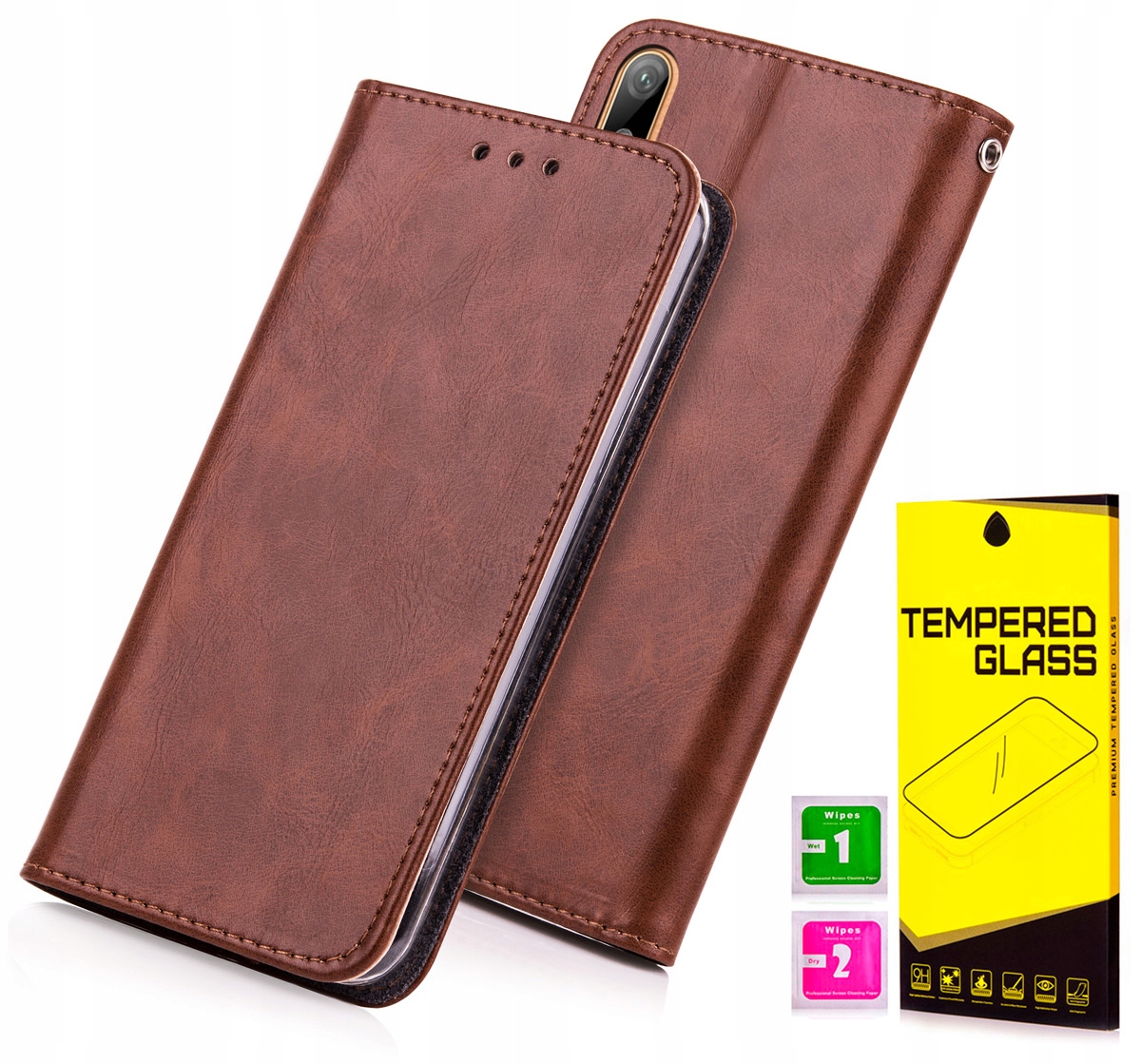 

Etui Portfel Blue Moon Do Huawei Y5 2019 Szkło 9H