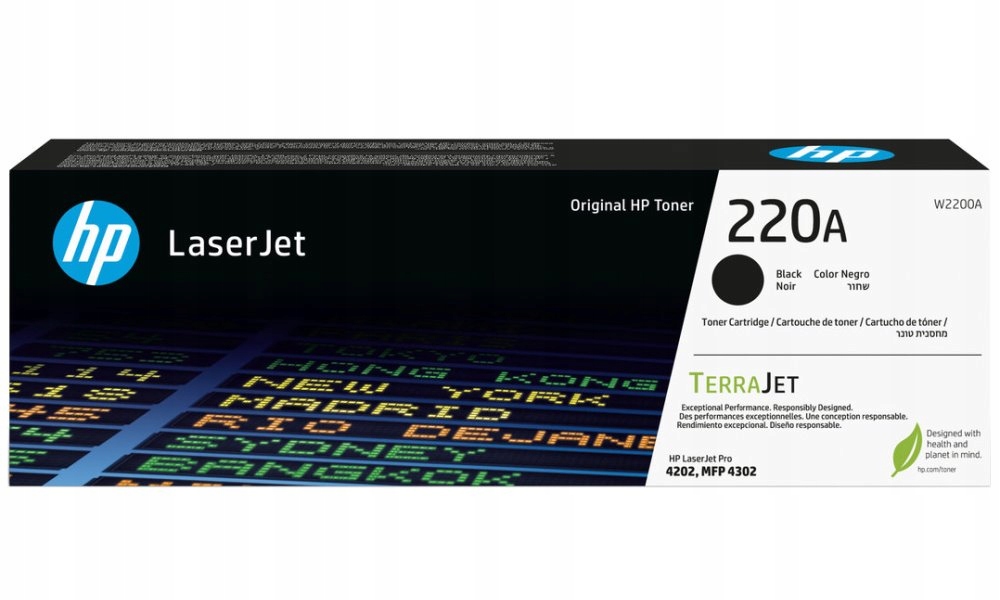 Hp toner 220A Černý 2000str. (W2200A) pro Color LaserJet Pro 4202de, 42
