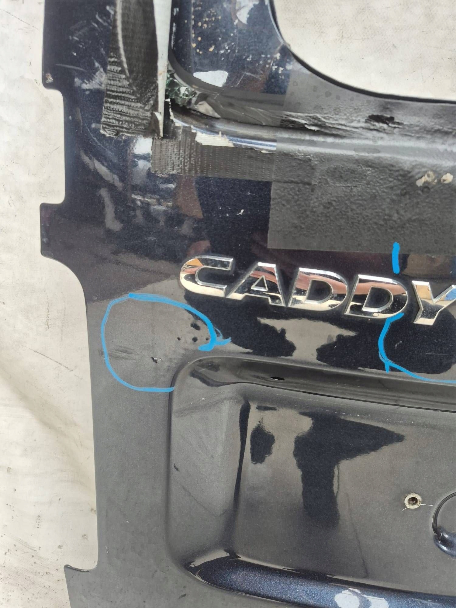 VW CADDY III 2K 03- Tür links heck hinten