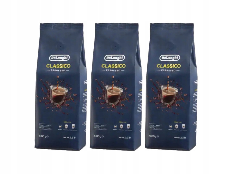 Kawa ziarnista Delonghi Classico DLSC616 3x 1 kg