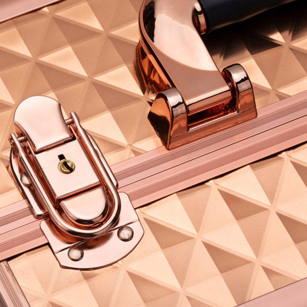 KUFEREK NA KOSMETYKI LAKIERY LAMPĘ ORGANIZER KOSMETYCZNY XL Wysokość produktu 25.02 cm