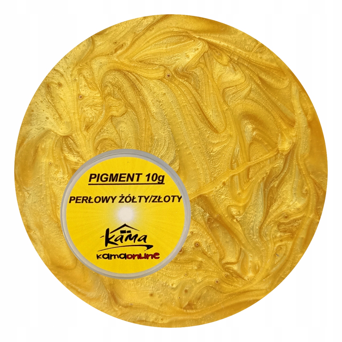 

Barwnik Pigment Perłowy do żywic Złoty 10 gram