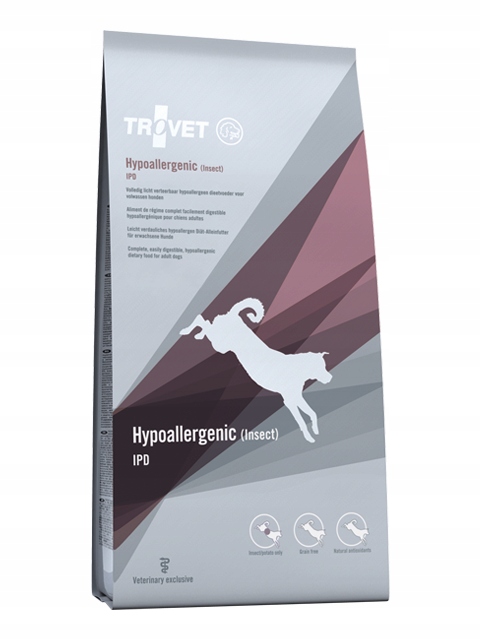 Levně Trovet Ipd Hypoallergenic Insect Krmivo pro psy 3kg