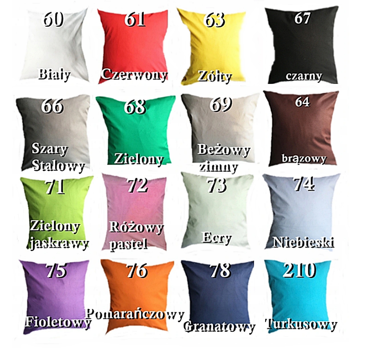 Poszewka na poduszkę jasiek 70x80 ponad 200 wzorów Marka inna