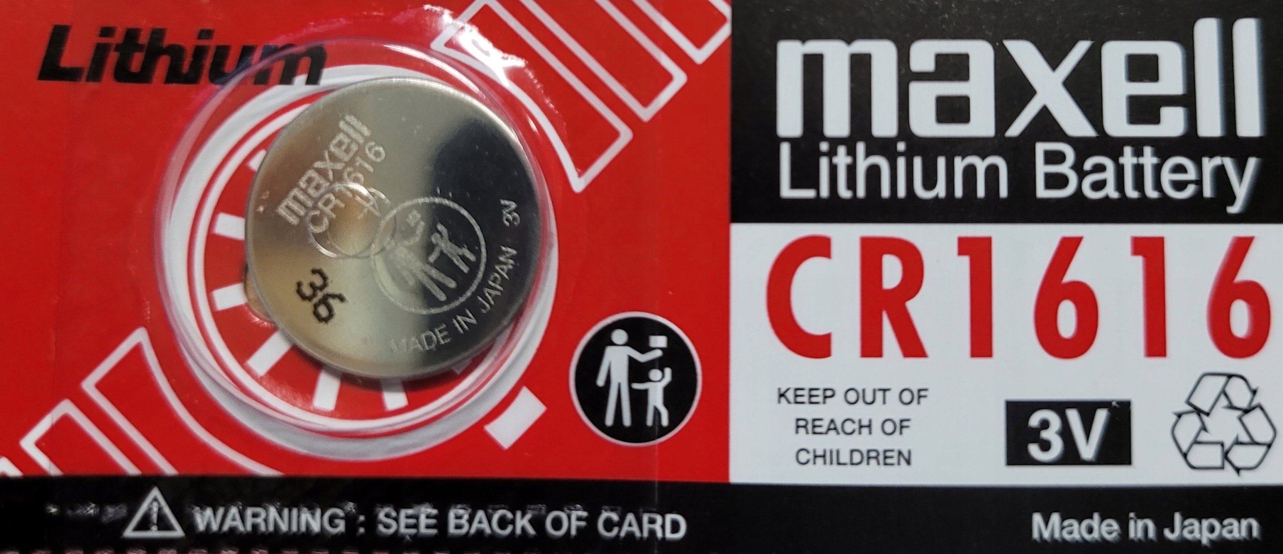 Bateria litowa Maxell CR1616, 1szt