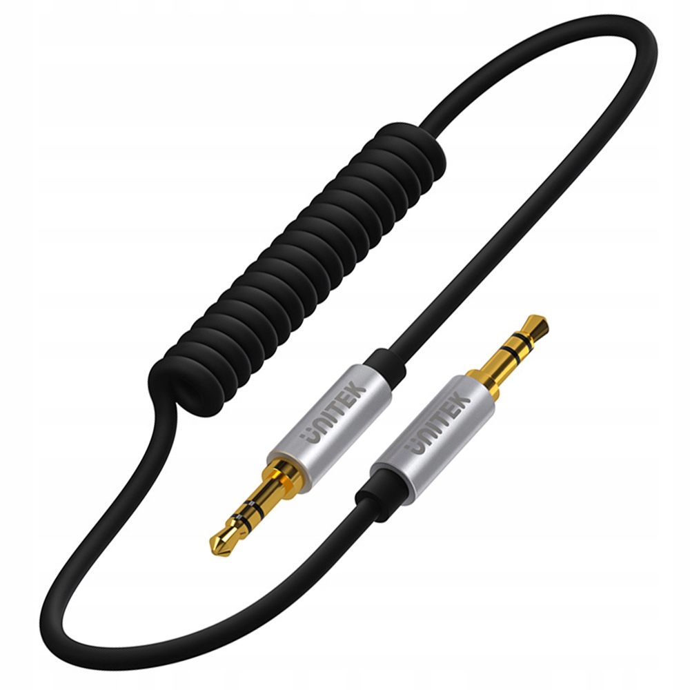 Unitek przewód miniJack 3.5mm -miniJack Twist 1,5m