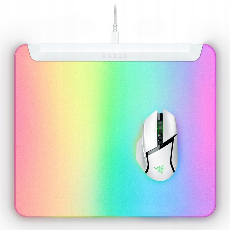 Razer Firefly V2 Pro Gaming Mouse Pad bílá barva