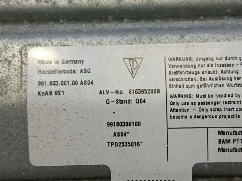 PORSCHE 911 991 модуль 99180306100