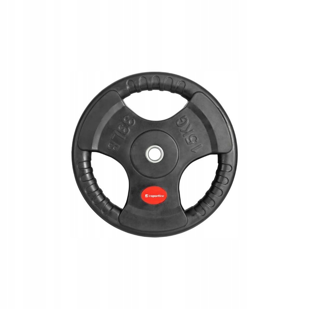 Obciążenie gumowane talerz olimpijski inSPORTline Graton Ol 15 kg 50 mm