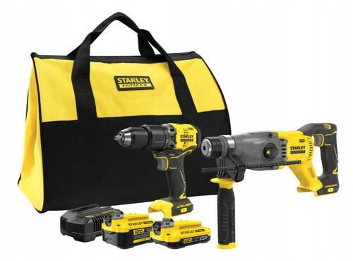 Stanley Wiertarka Młotowiertarka V20 (SFMCD715 SFMCH900) 1x4,0Ah 1x2,0Ah