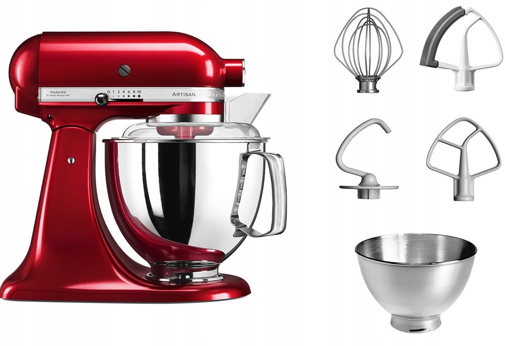 Kuchyňský robot KitchenAid Artisan 5KSM175PSECA Červený karamel