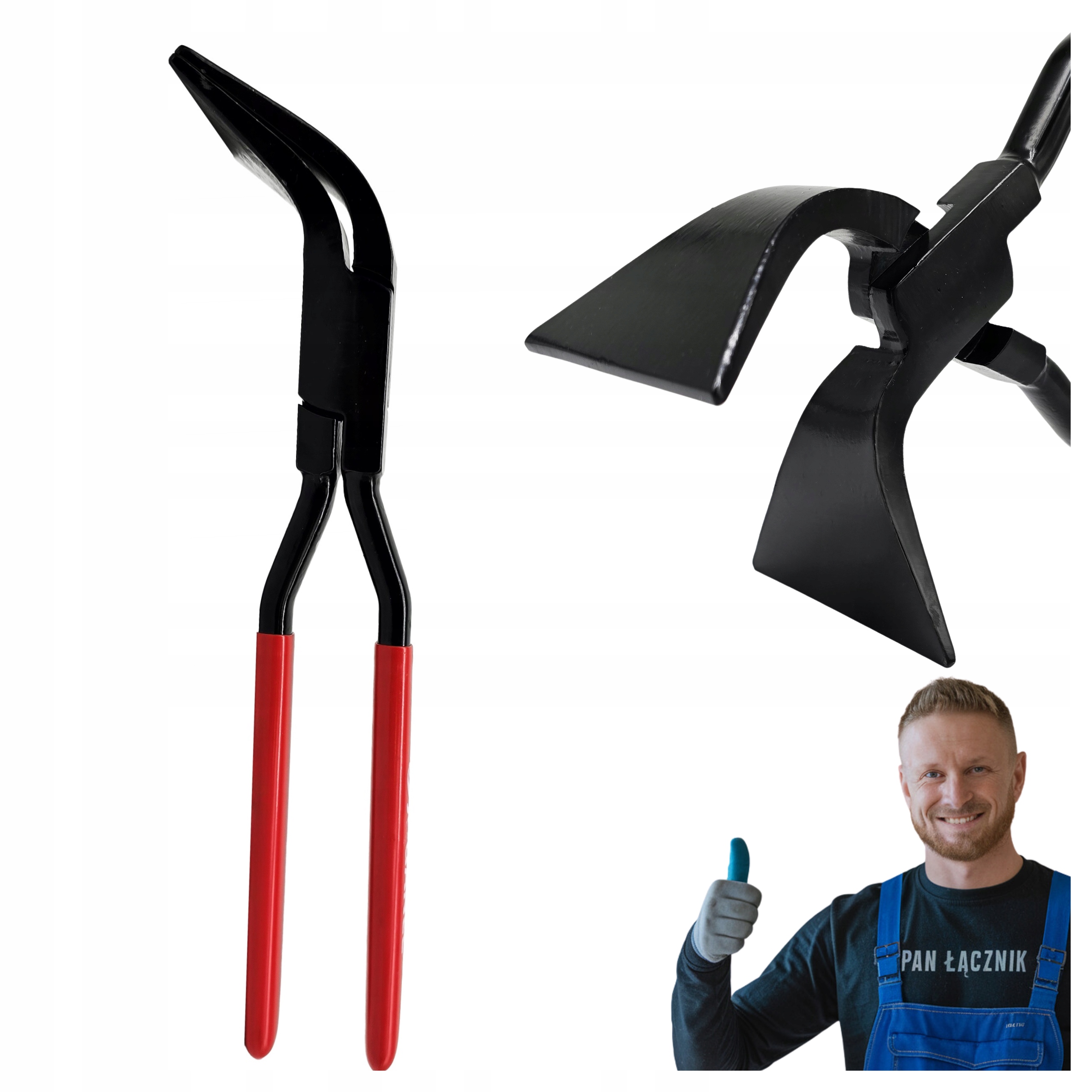 Úhlové klempířské kleště 45 stupňů Šířka 80 mm Hloubka 85 mm