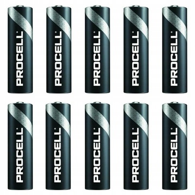

10x Bateria LR6 Aa Duracell Procell Cons 1,5V Alka