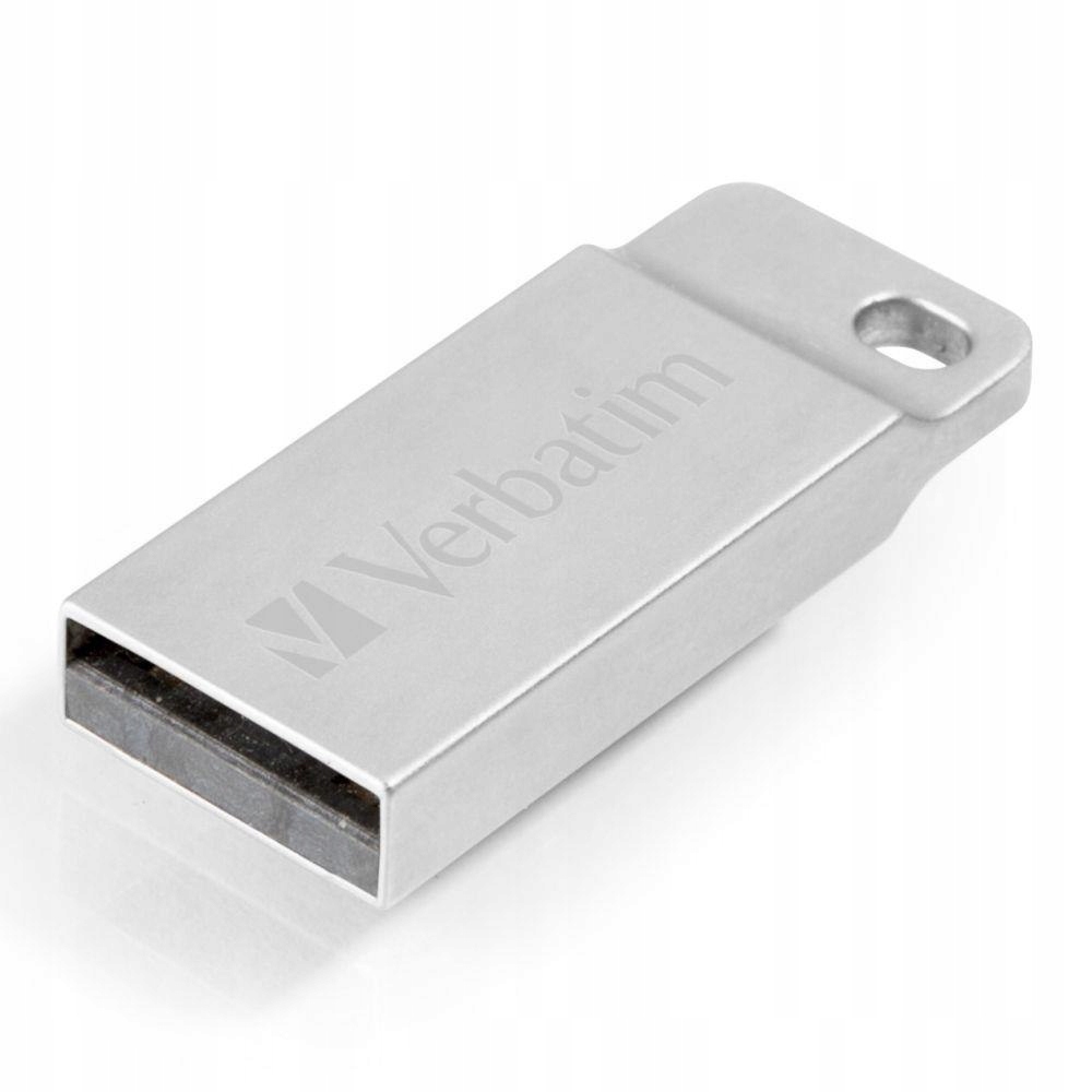 Pendrive Verbatim Metal Executive 32GB Usb 2.0 metalowy srebrny kolor