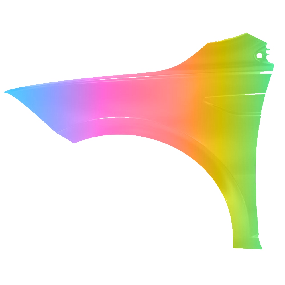 Blatník Volkswagen Polo VI 6 A Každá Libovolná Barva 17- Levý Přední