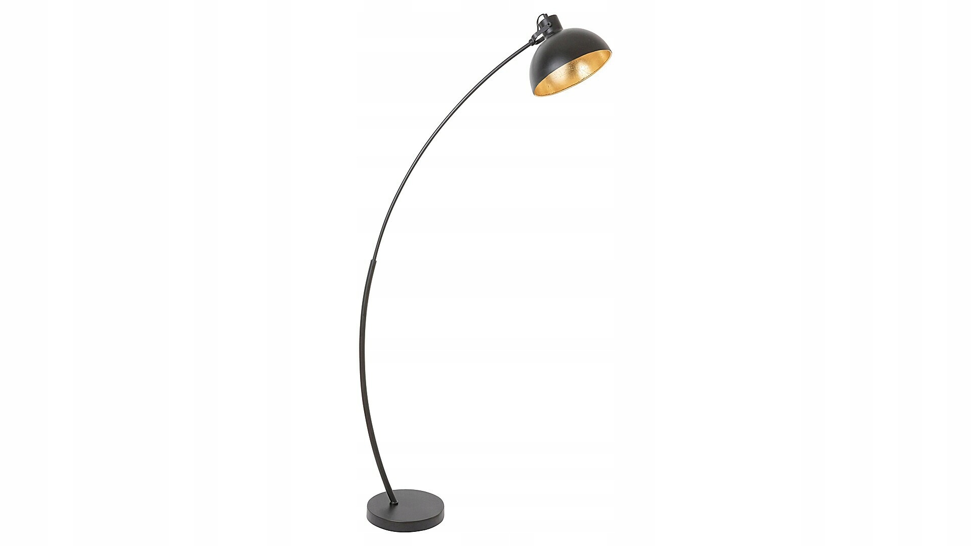 Stojacia lampa Rabalux Otto E27 1x60W čierna/zlatá, industriálny design