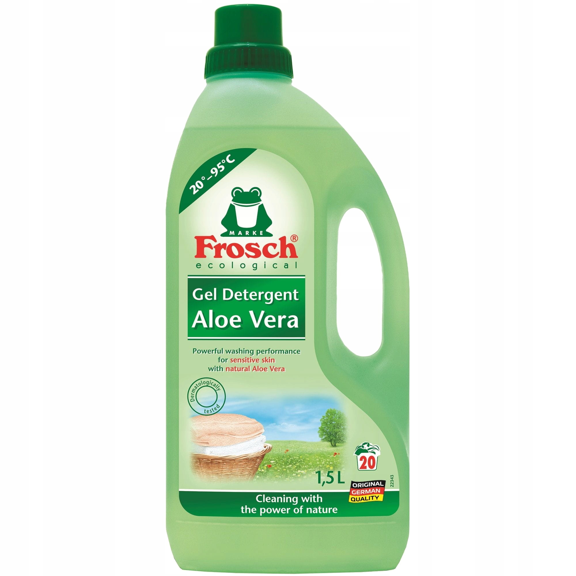 

Żel płyn do prania tkanin Frosch Eco Aloes 1,5L