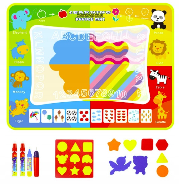 ZABAWKA INTERAKTYWNA MAGICZNA MATA DO MALOWANIA WODĄ 90,60 cm