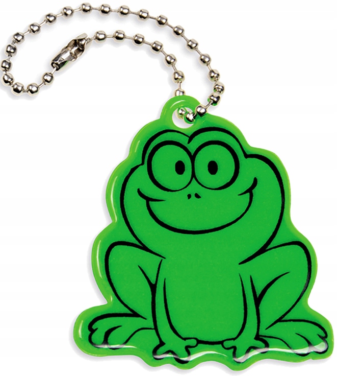 

Odblaskowa Zawieszka Żaba Odblask Brelok Żabka